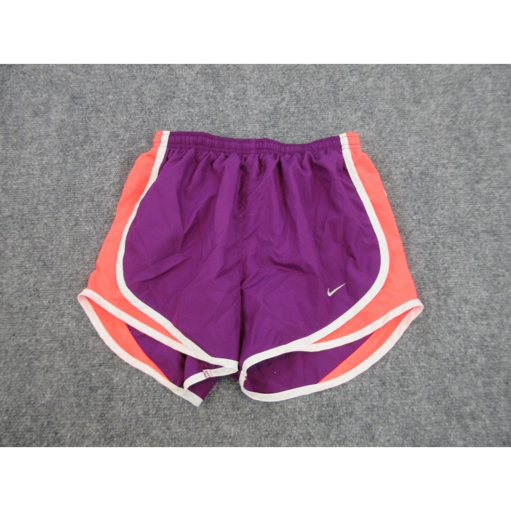 Nike Shorts Womens Extra Small Purple Swoosh Athletic Running Dri Fit 22x12‎